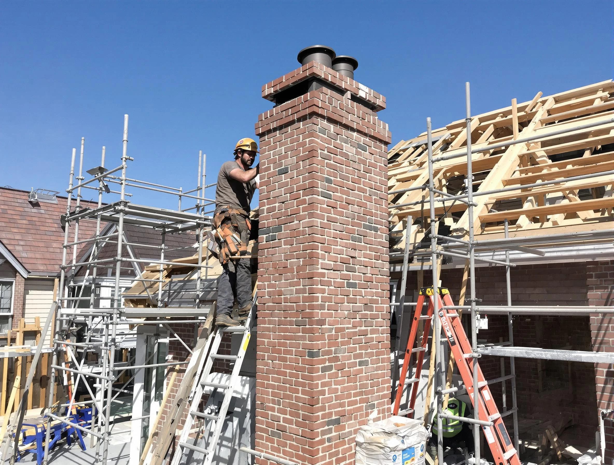 New chimney installation completed by Hillsborough Chimney Sweep in Hillsborough, NJ