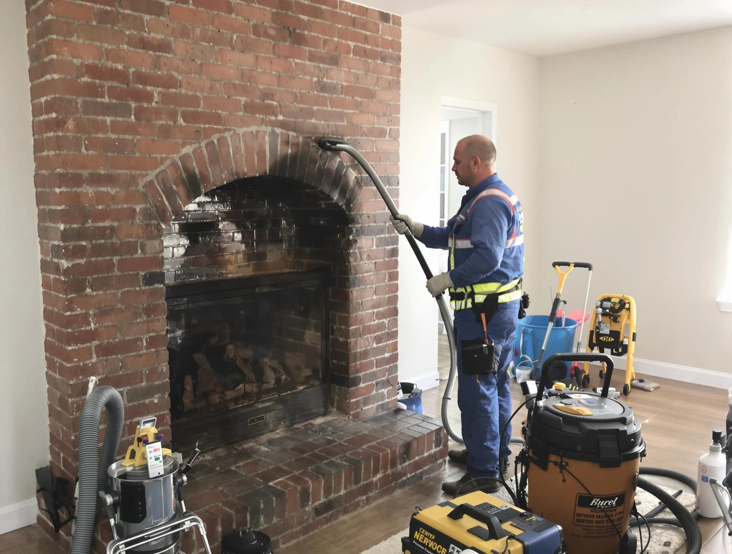 Hillsborough Chimney Sweep expert performing detailed chimney sweep in Hillsborough, NJ