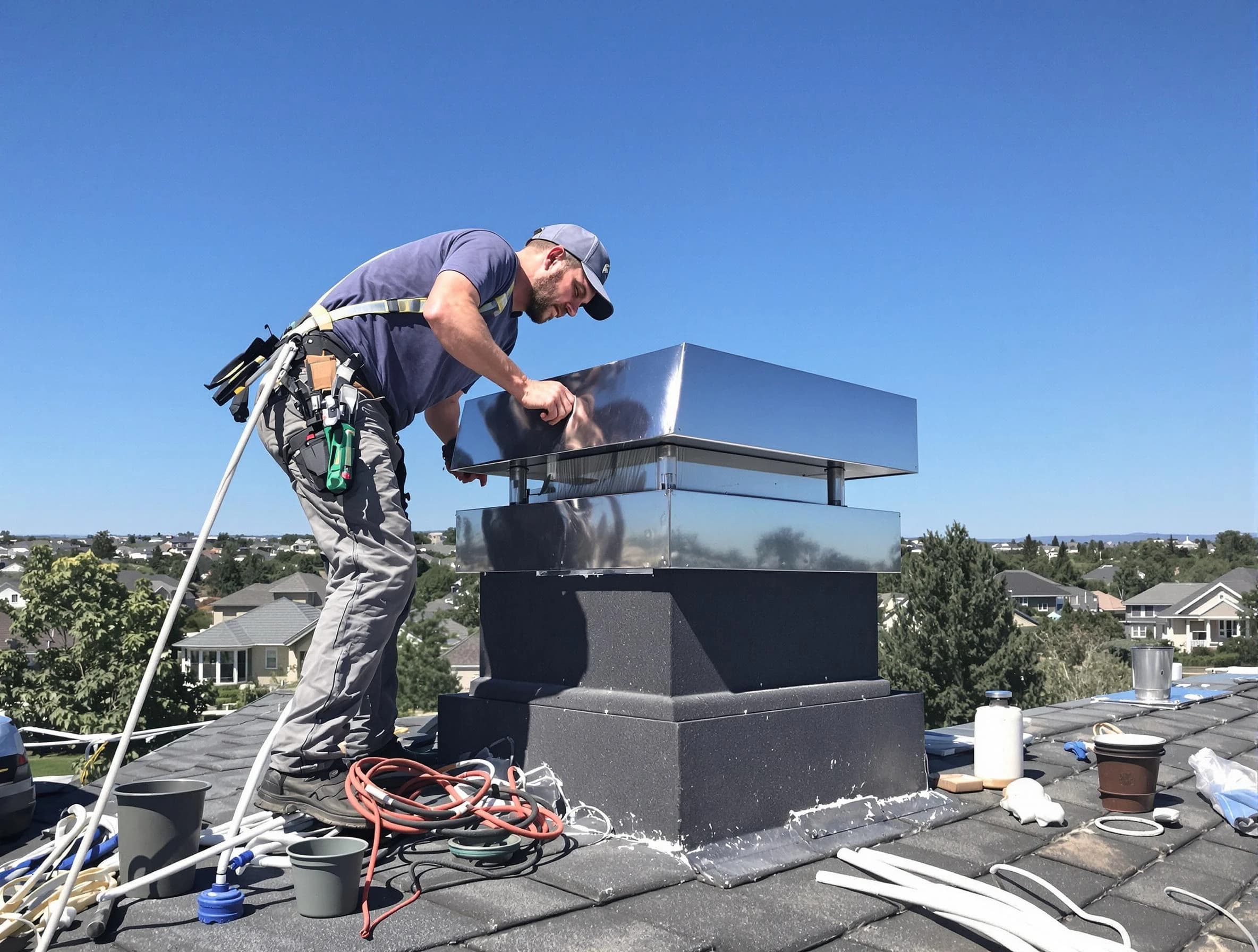 Chimney Cap Services service in Hillsborough, NJ